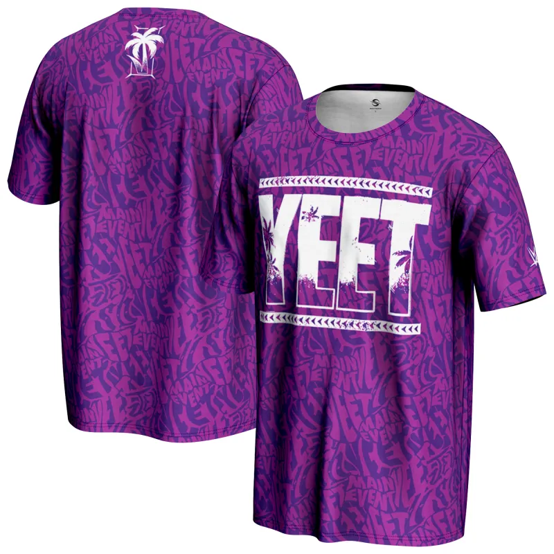 Men's ProSphere Purple Jey Uso Yeet Camo T-Shirt sold by WWE