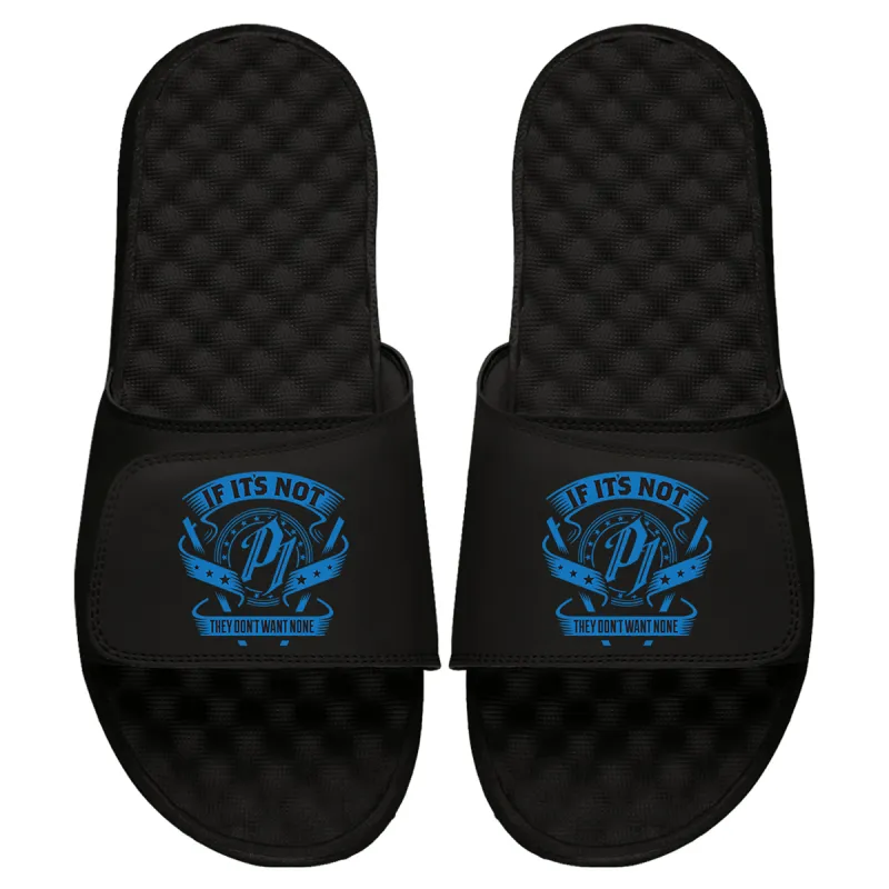 Men's ISlide  Black AJ Styles Slide Sandals sold by WWE