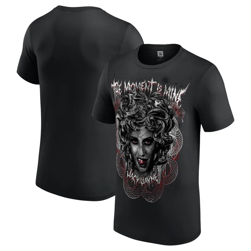 Men's Black Jacy Jayne The Moment Is Mine T-Shirt sold by WWE