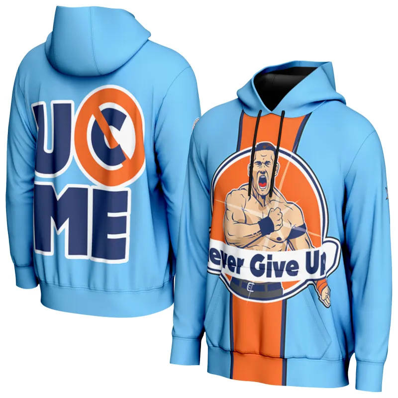 Men's ProSphere Blue John Cena Retro Hoodie sold by WWE