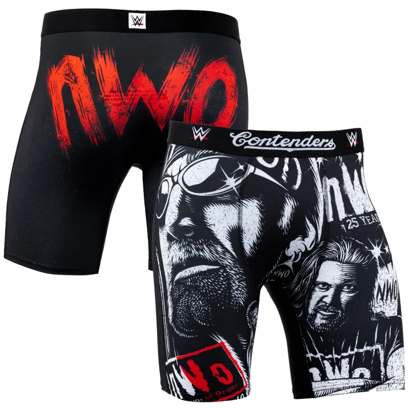 Men's Black nWo Contenders Boxer Briefs made by WWE
