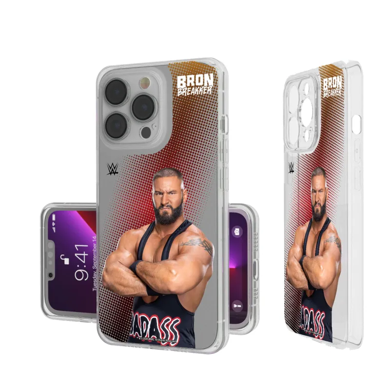 Keyscaper Bron Breakker Superstar iPhone Clear Case sold by WWE