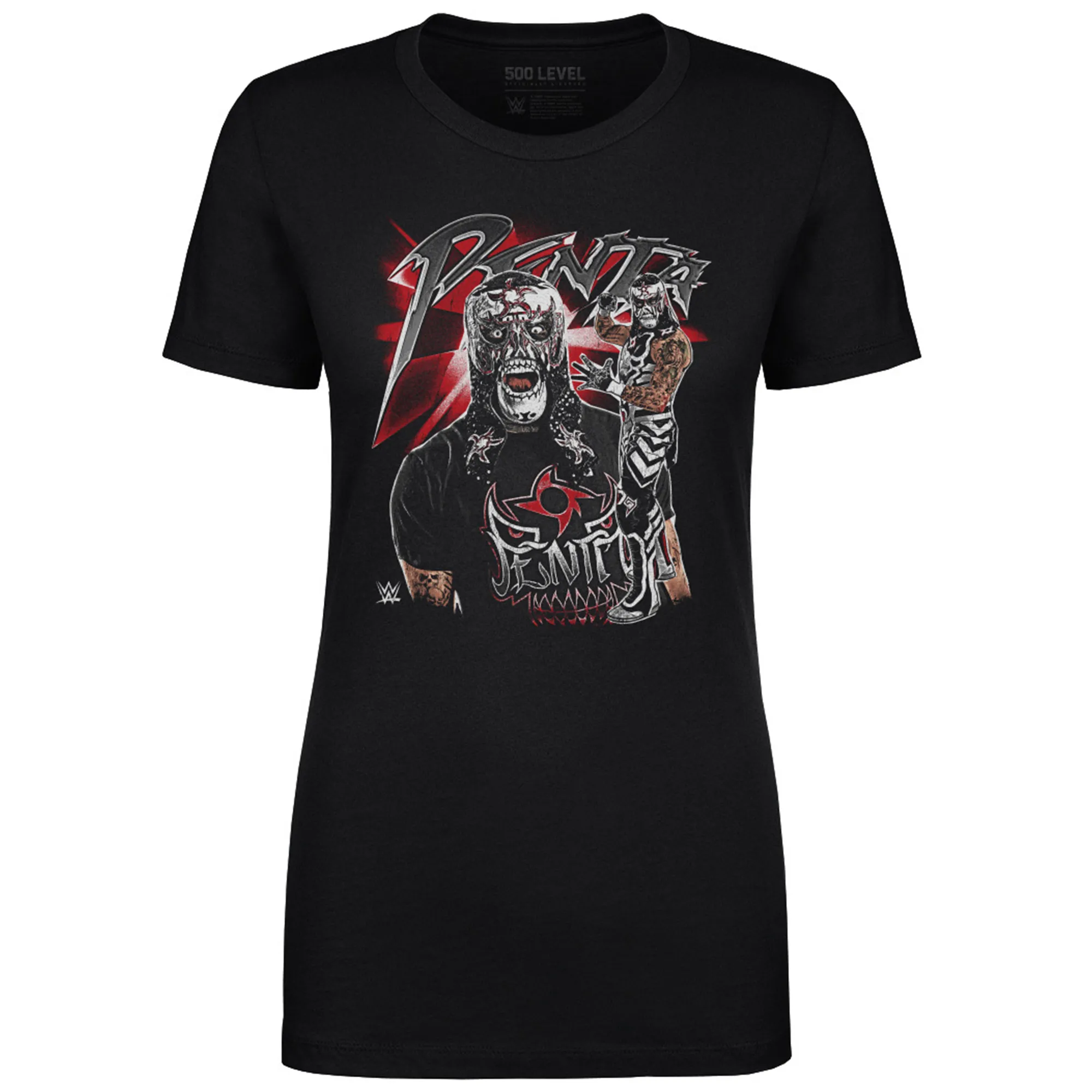 Women's 500 Level Black Penta Vintage Superstar T-Shirt sold by WWE
