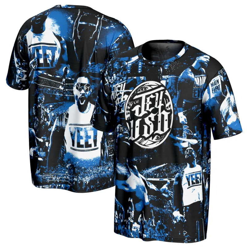 Men's ProSphere Black Jey Uso Crowd T-Shirt sold by WWE