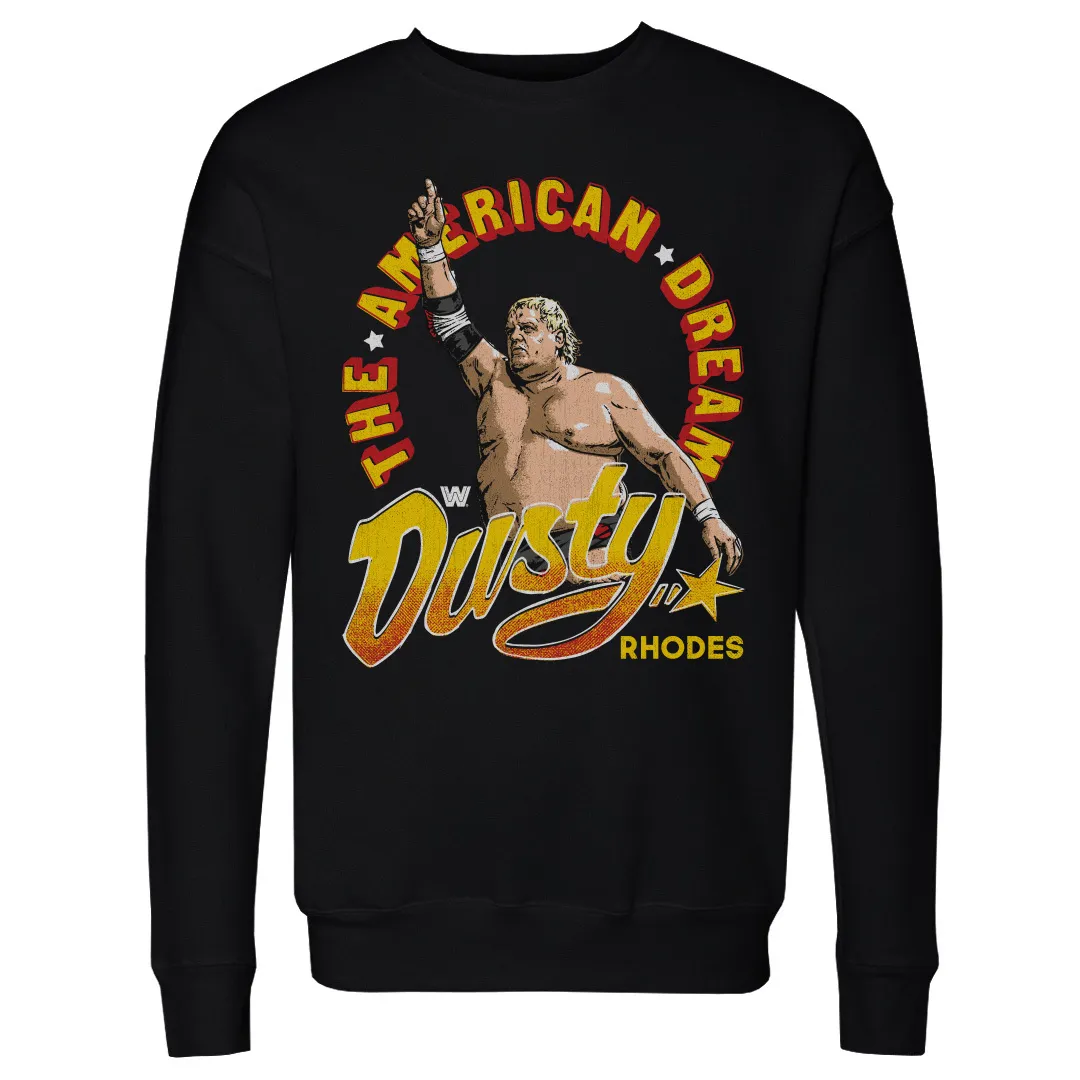 Men's 500 Level Black Dusty Rhodes Pullover Sweatshirt sold by WWE