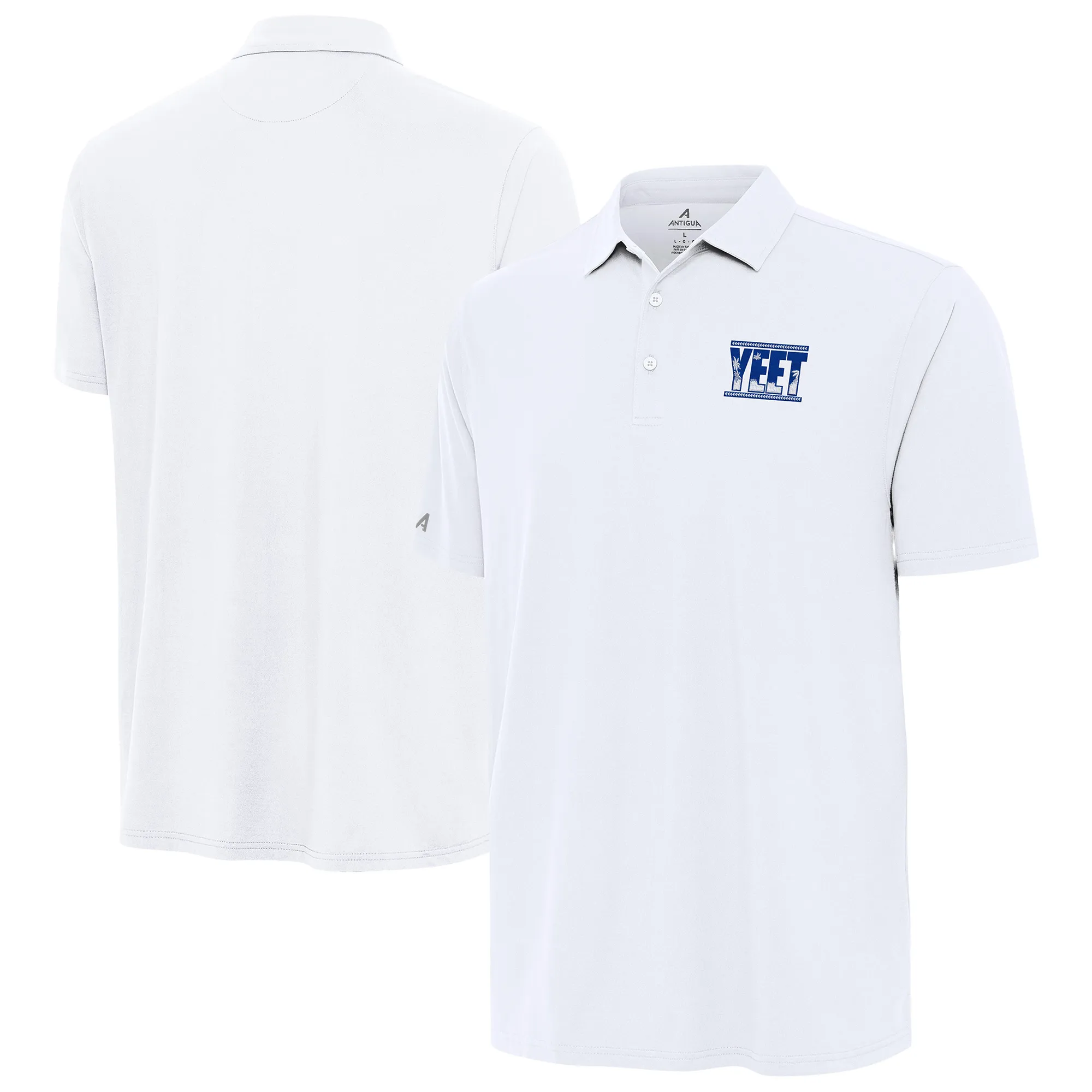 Men's Antigua White Jey Uso Era Polo sold by WWE