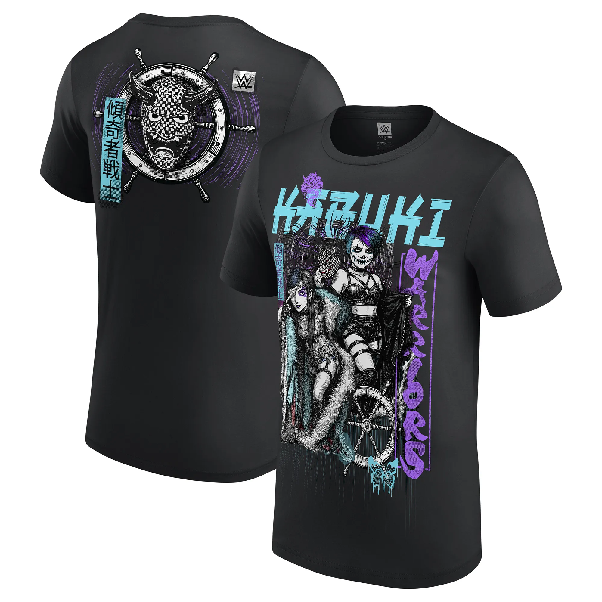 Men's Black The Kabuki Warriors Superstar T-Shirt sold by WWE