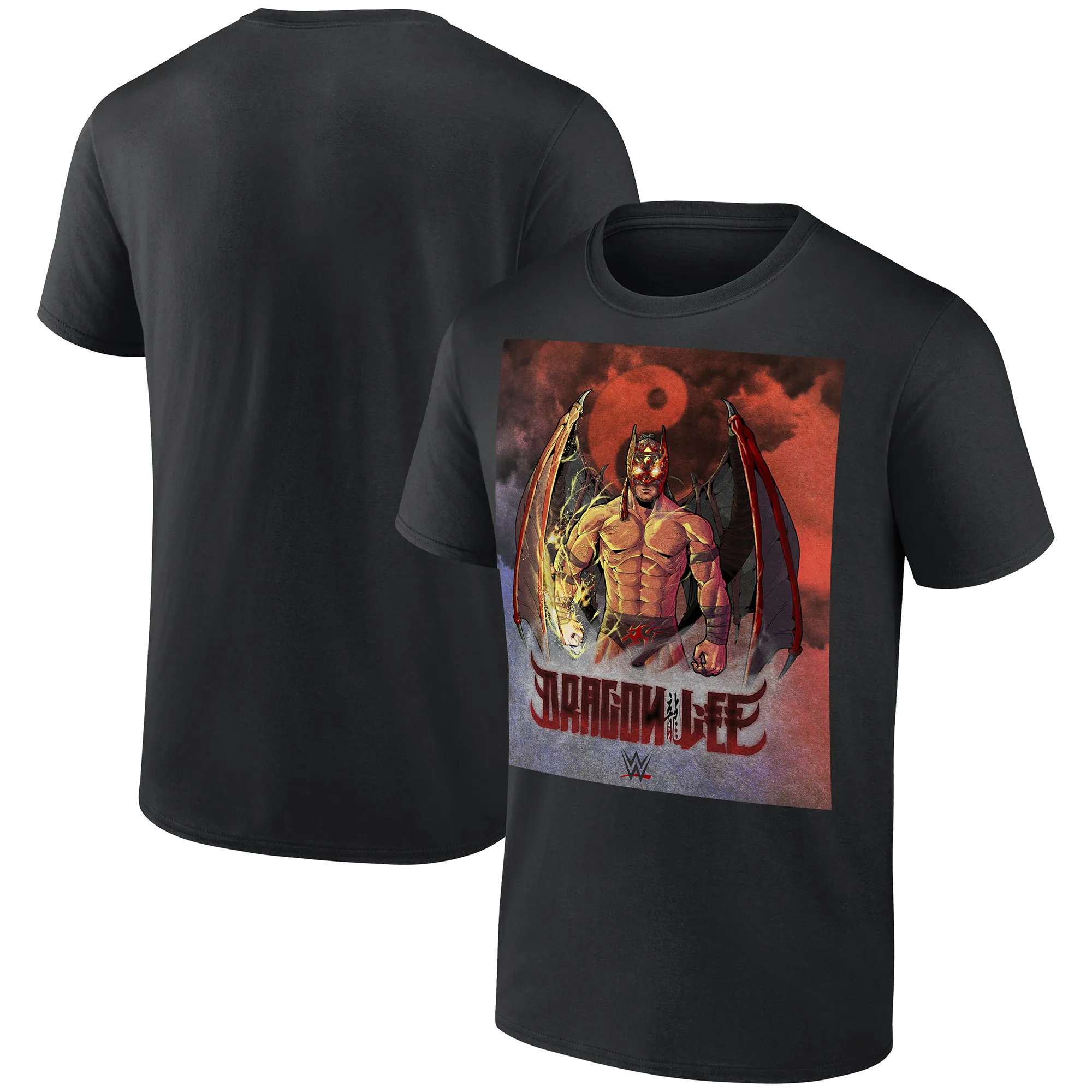 Men's Black Dragon Lee Superstar T-Shirt sold by WWE