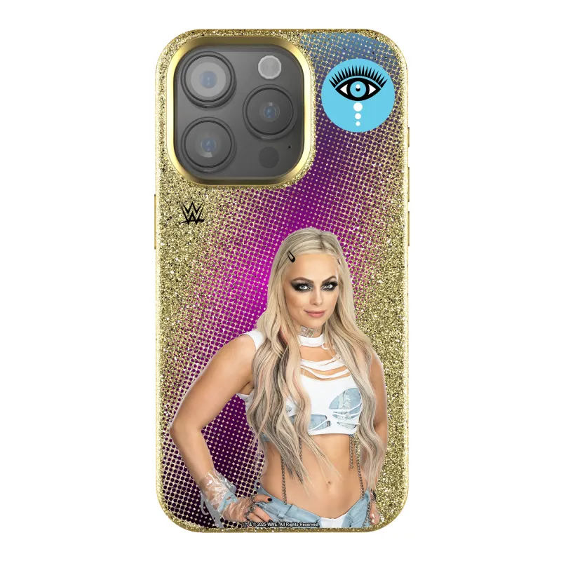 Keyscaper Liv Morgan Superstar iPhone Gold Bling Case sold by WWE