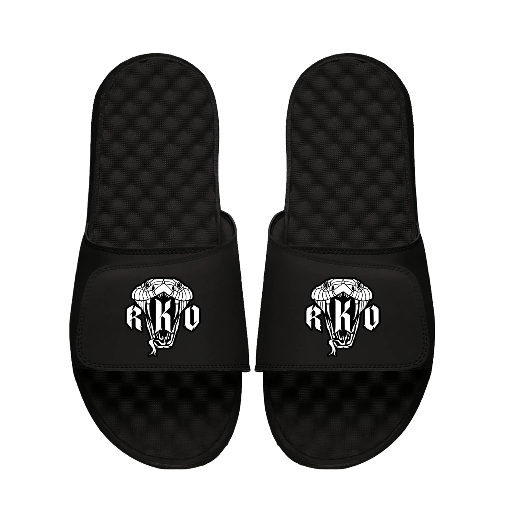 Unisex ISlide Black Randy Orton Viper Slide Sandals sold by WWE