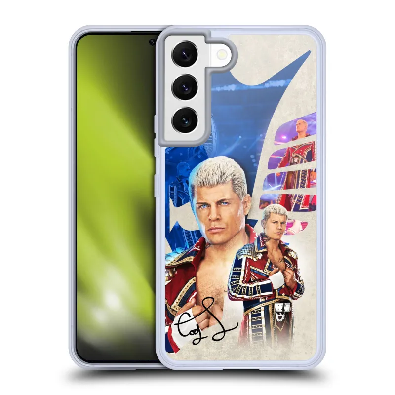 V167421 CODRHO WWE Cody Rhodes Soft Gel Phone Case - Samsung - Collage ACCCELPHO sold by WWE