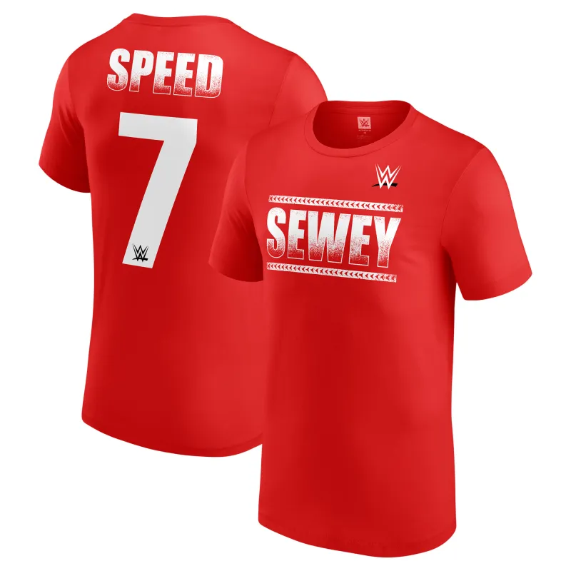 Men's Red Royal Rumble 2025 IShowSpeed Sewey T-Shirt sold by WWE