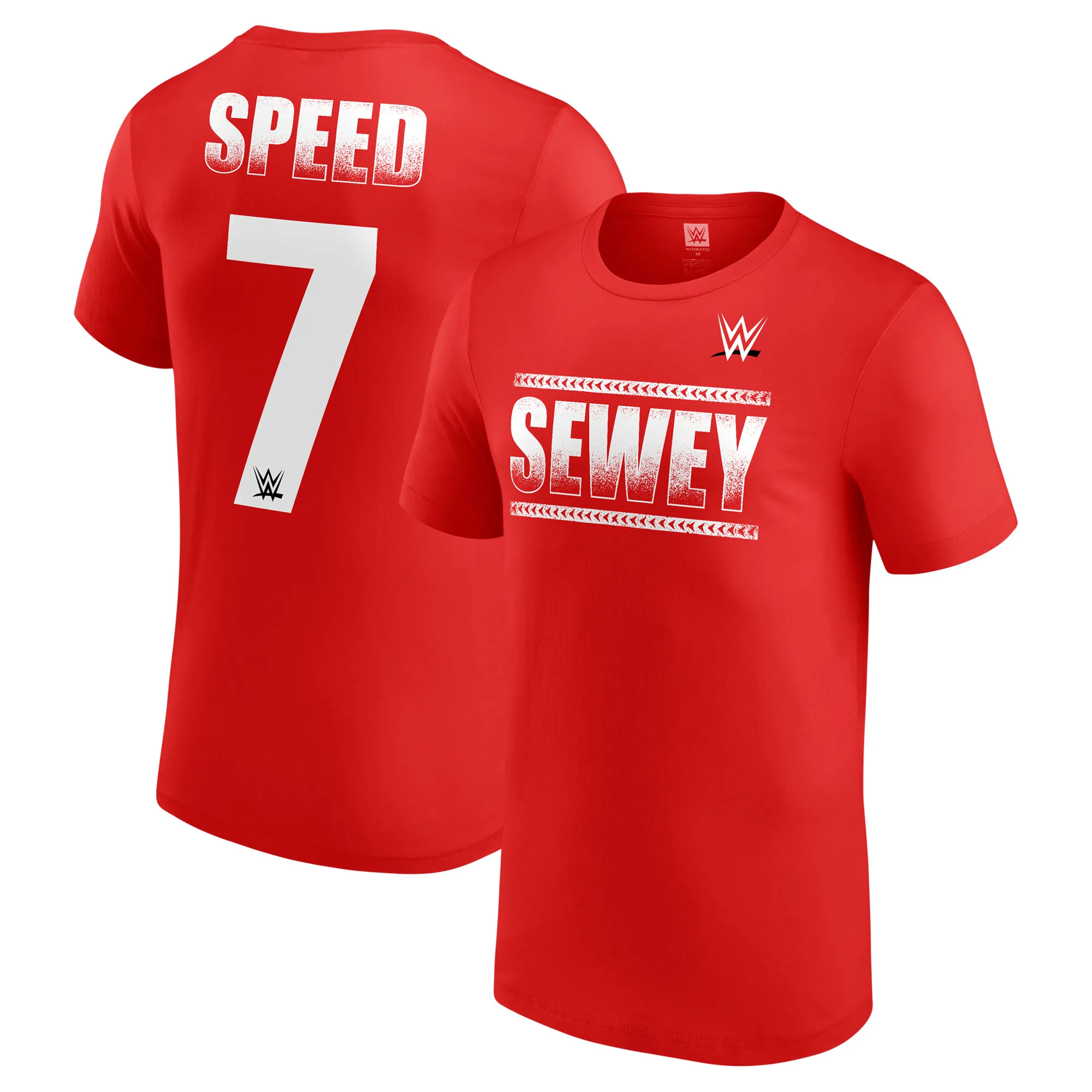 Men's Red Royal Rumble 2025 IShowSpeed Sewey T-Shirt sold by WWE