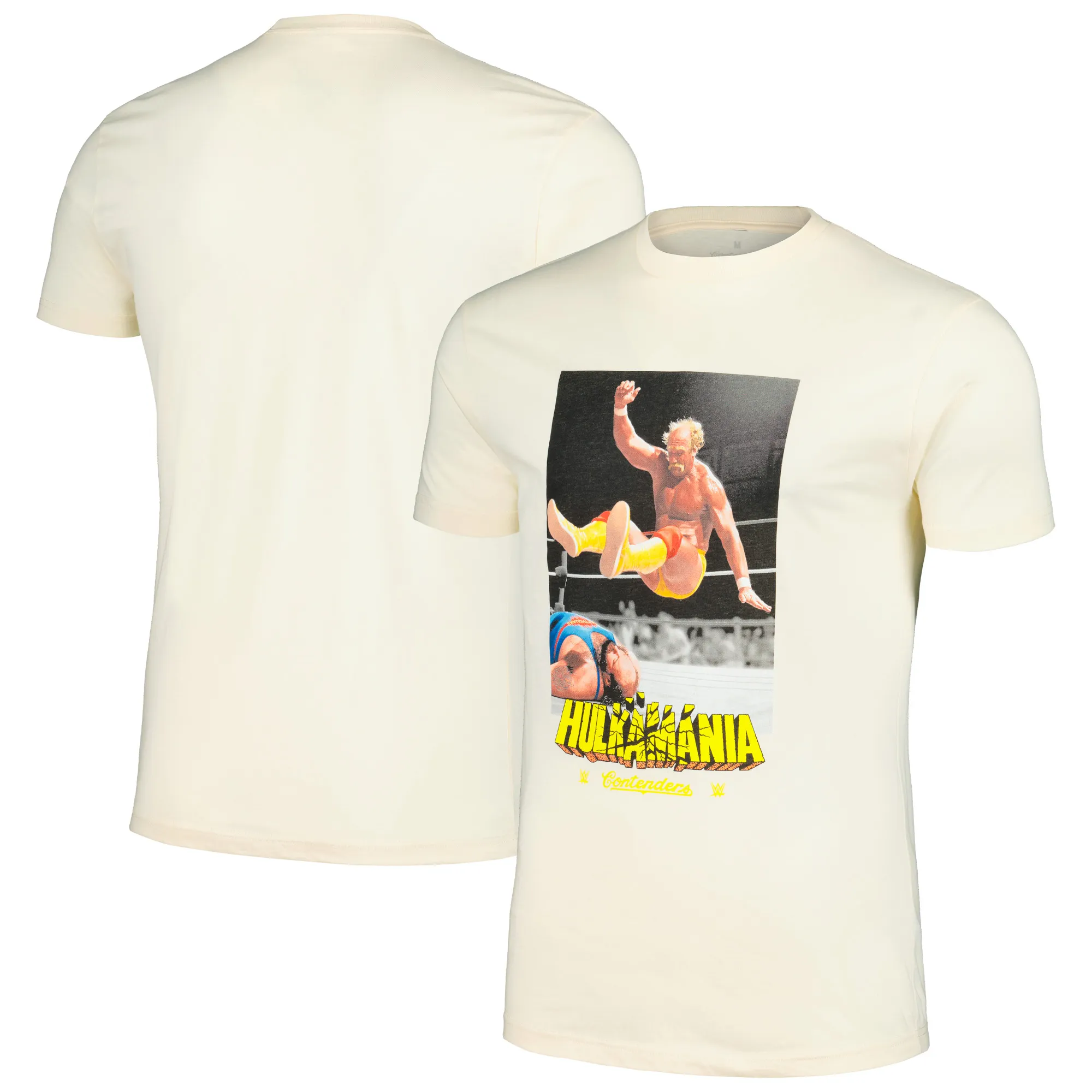 Men's Contenders Clothing Natural Hulk Hogan Slam T-Shirt sold by WWE