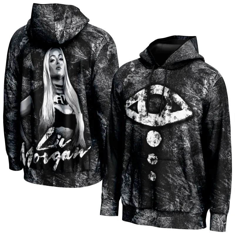 Men's ProSphere Black Liv Morgan Superstar Pullover Hoodie sold by WWE