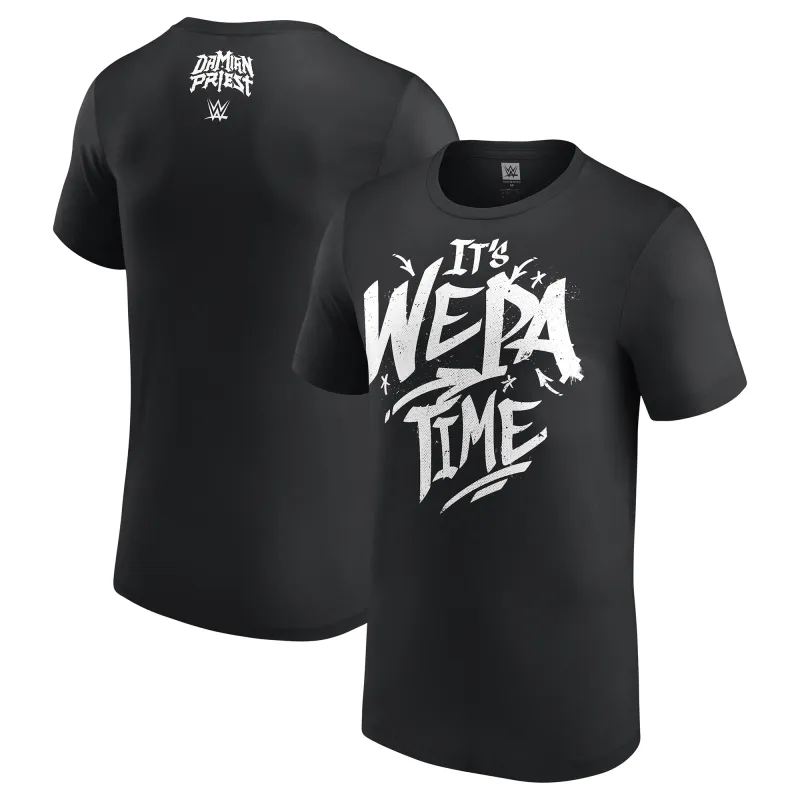 Men's Black Damian Priest Wepa T-Shirt sold by WWE
