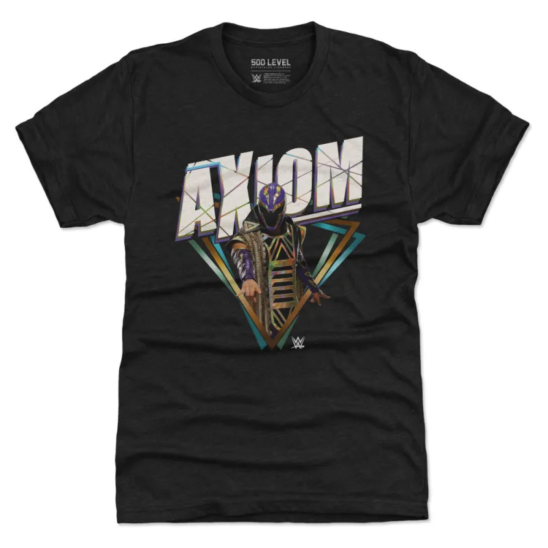 Men's 500 Level Heather Black Axiom Triangle Tri-Blend T-Shirt sold by WWE