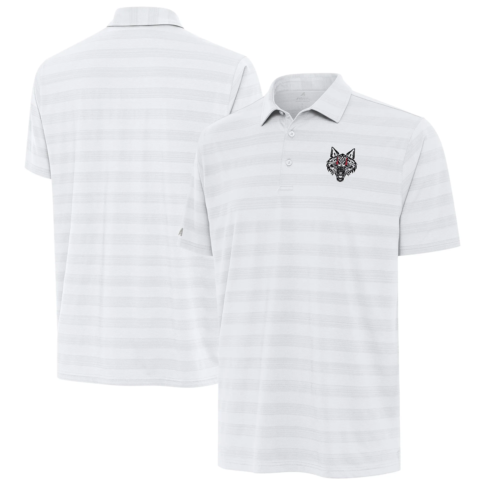 Men's Antigua White Jacob Fatu Tunnel Polo sold by WWE