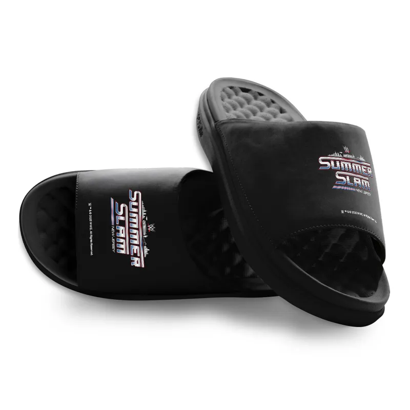Unisex ISlide SummerSlam 2025 Motive Slide Sandals sold by WWE