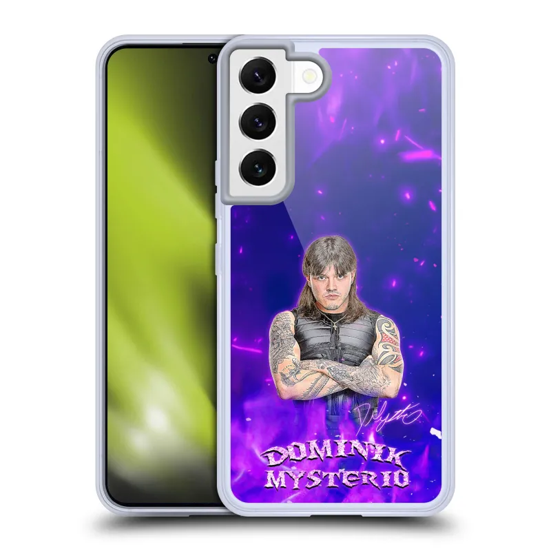 Ecell Dominik Mysterio Portrait Soft Gel Samsung Phone Case sold by WWE