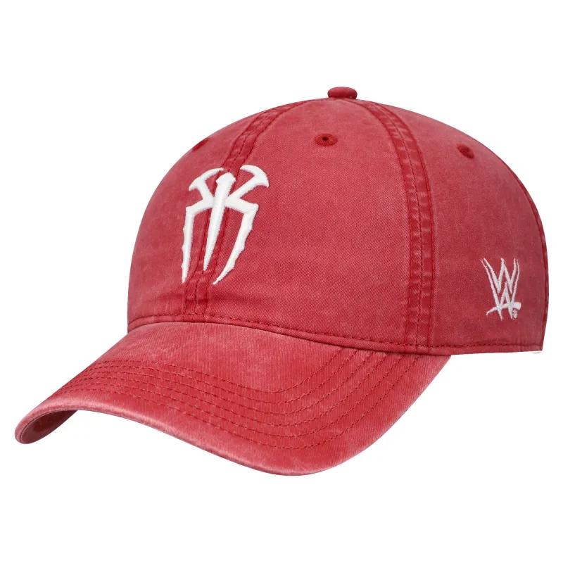 Men's Scarlet Roman Reigns WWE Terra Twill Adjustable Hat made by Legacy