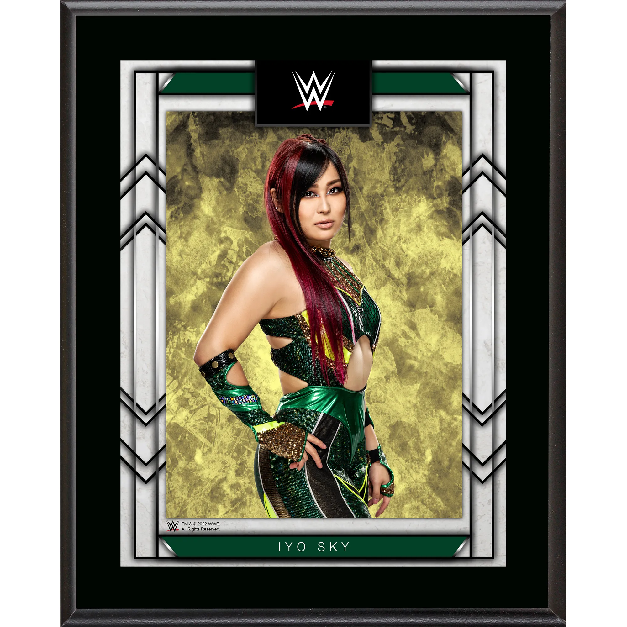 IYO SKY WWE Framed 10.5" x 13" Sublimated Plaque sold by WWE