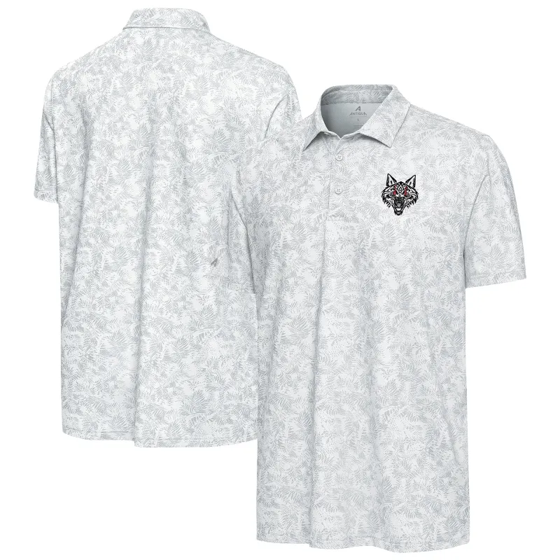 Men's Antigua White Jacob Fatu Lush Polo sold by WWE