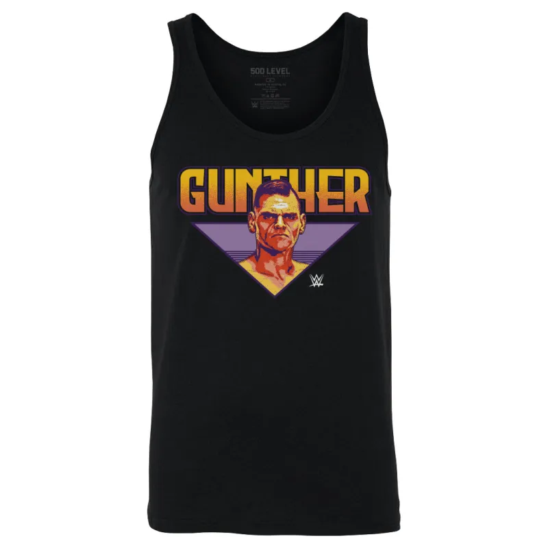 Men's 500 Level Black Gunther Comic Tank Top sold by WWE