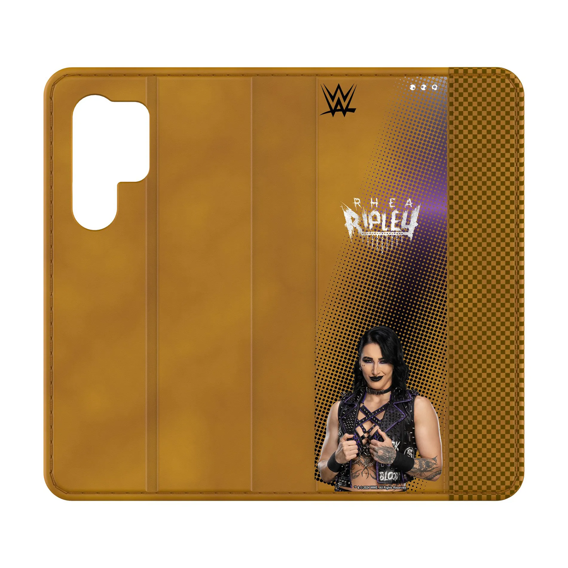 Keyscaper Rhea Ripley Superstar Galaxy Folio Case sold by WWE