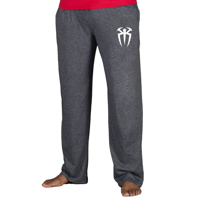 Men's Concepts Sport  Charcoal Roman Reigns Quest Knit Pants sold by WWE