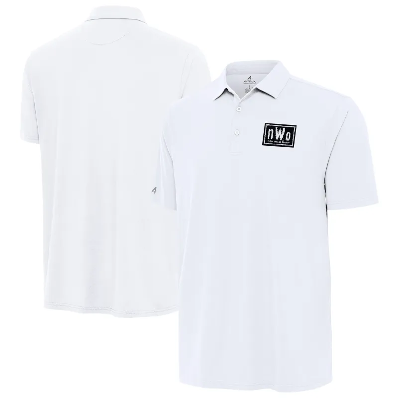 Men's Antigua White nWo Era Polo sold by WWE