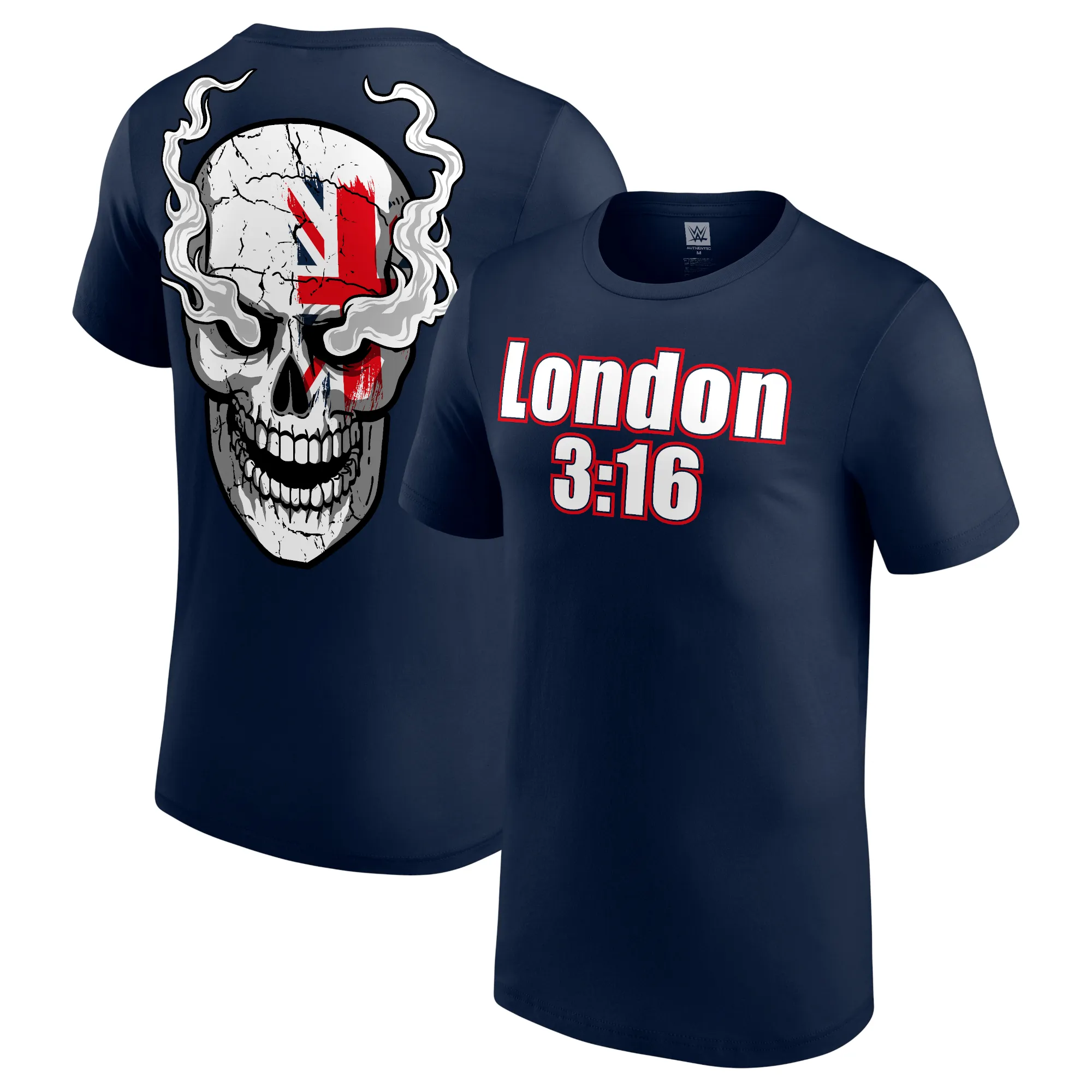 Men's Black Money in the Bank 2023 "Stone Cold" Steve Austin London 3:16 T-Shirt sold by WWE