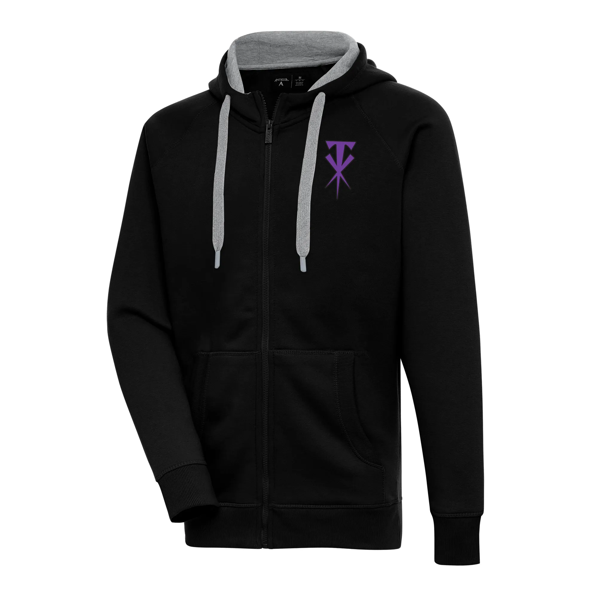 Men's Antigua Black The Undertaker Victory Full-Zip Hoodie sold by WWE