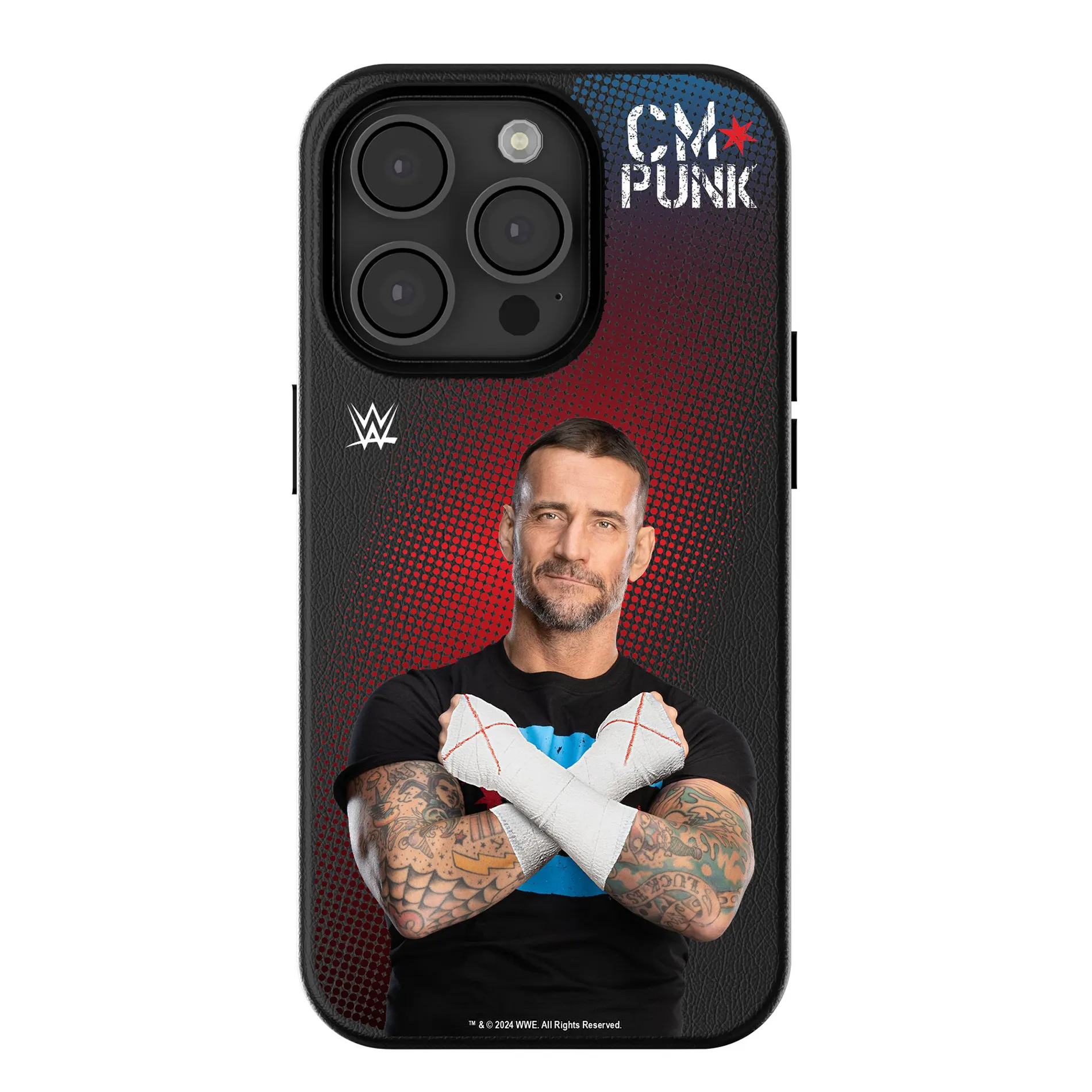 Keyscaper CM Punk WWE Flag Superstar iPhone Magnetic Bump Case sold by WWE