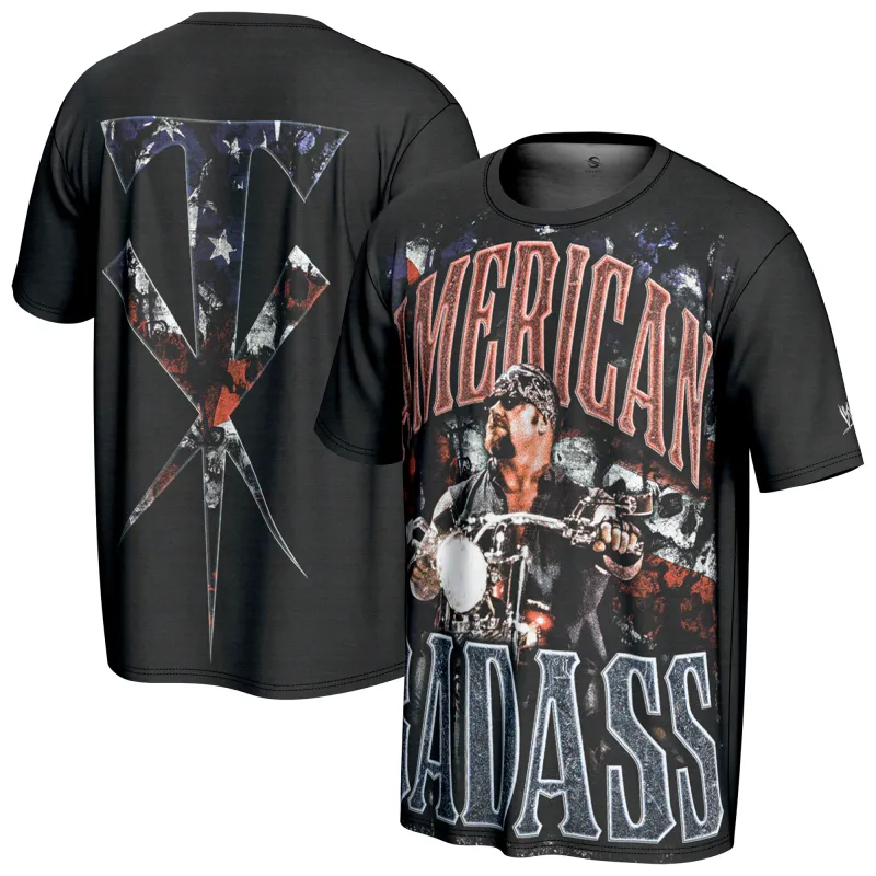 Men's ProSphere Black The Undertaker Badass T-Shirt sold by WWE