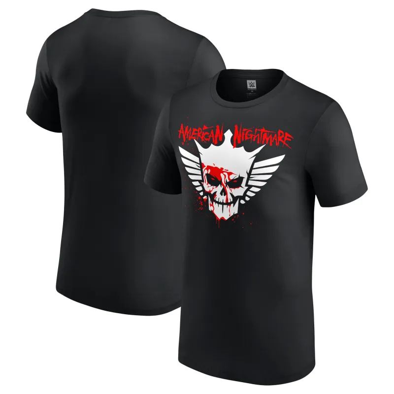 Men's Black Cody Rhodes Bloody Nightmare T-Shirt sold by WWE