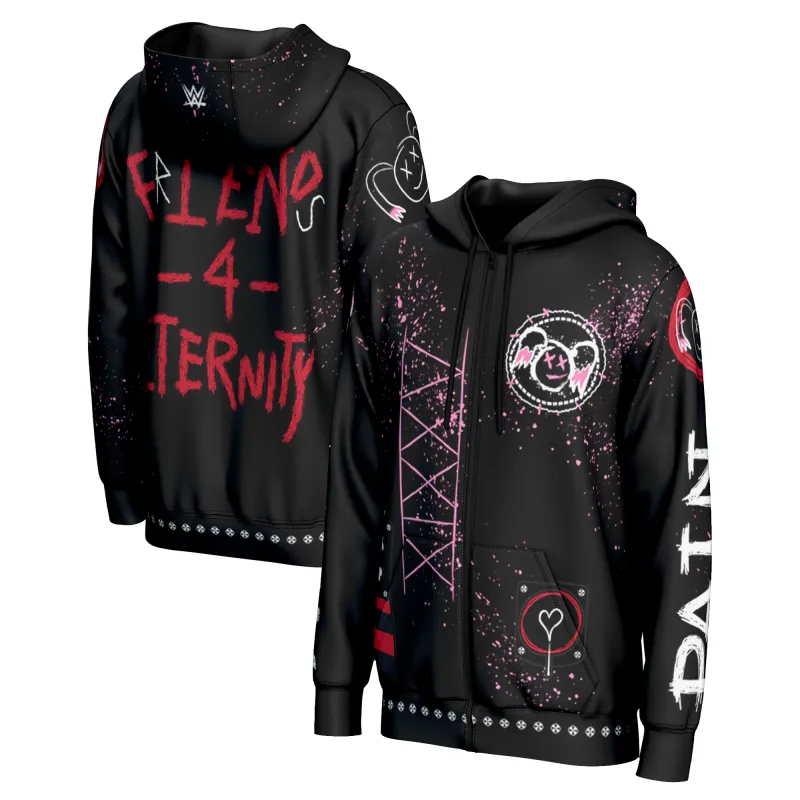 Men's ProSphere Black Alexa Bliss Entrance Full-Zip Jacket made by WWE