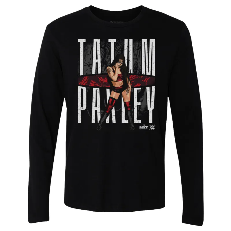 Men's 500 Level Black Tatum Paxley Eyes Long Sleeve T-Shirt sold by WWE