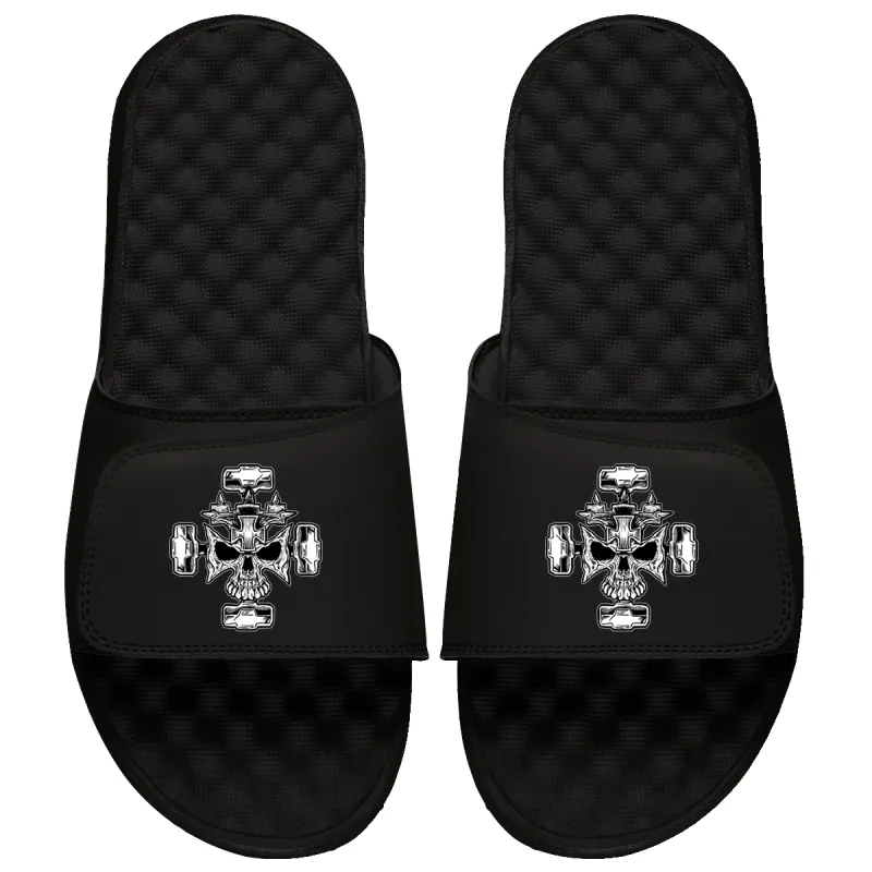 Men's ISlide  Black Triple H Slide Sandals sold by WWE