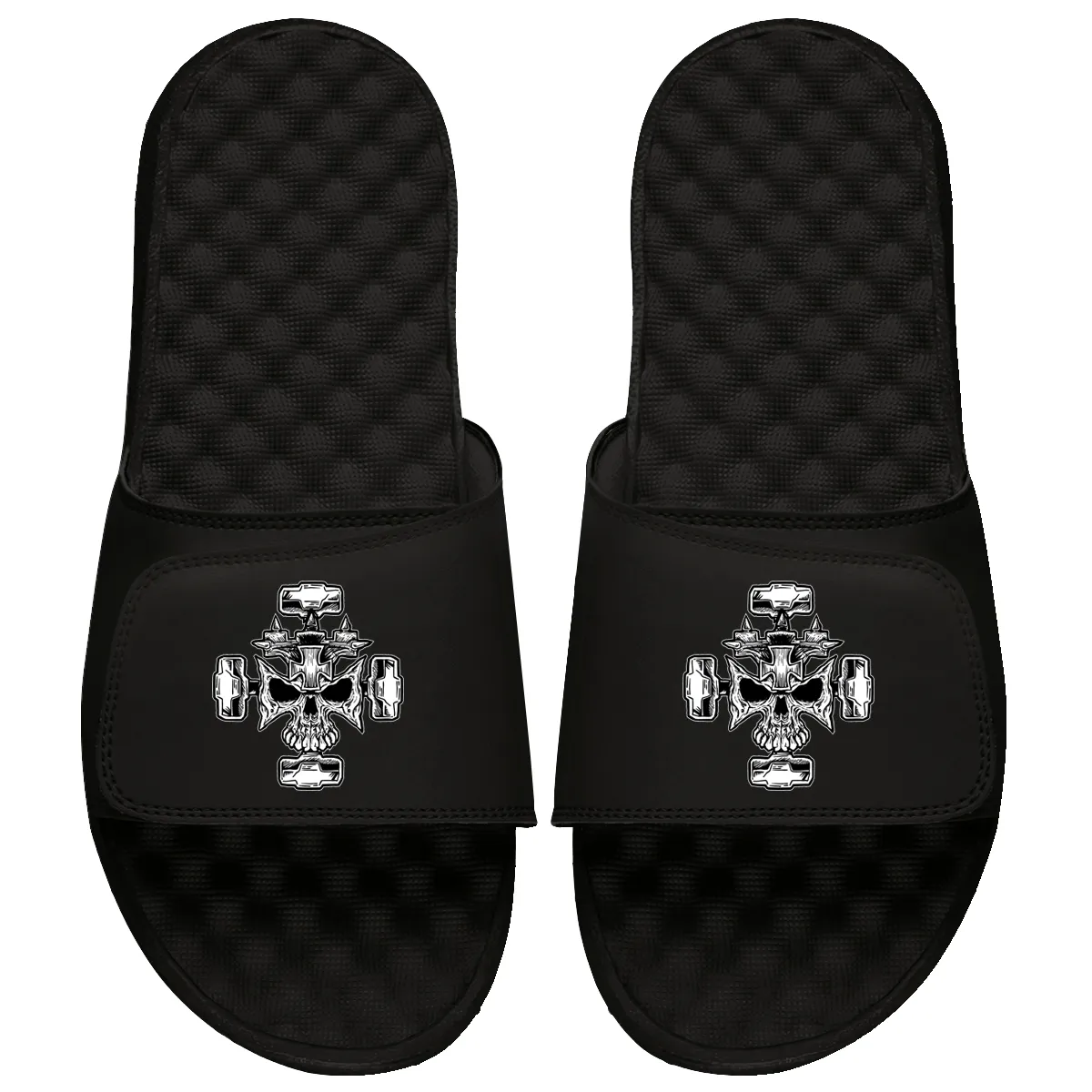 Men's ISlide Black Triple H Slide Sandals sold by WWE