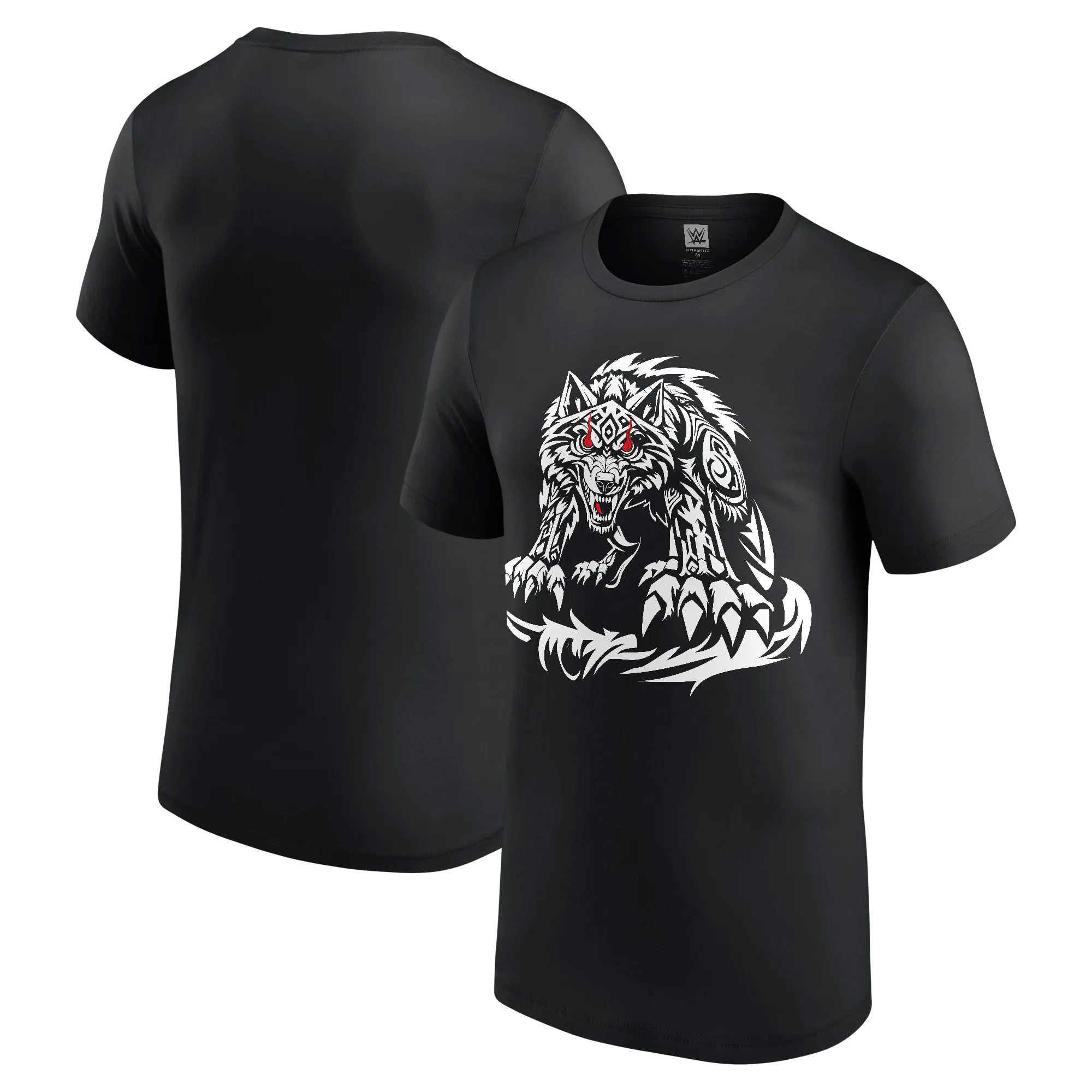 Men's Black Jacob Fatu T-Shirt sold by WWE