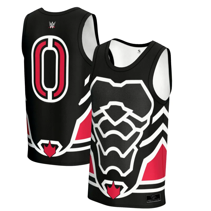 Men's ProSphere Black Penta In-Ring Basketball Fashion Jersey sold by WWE