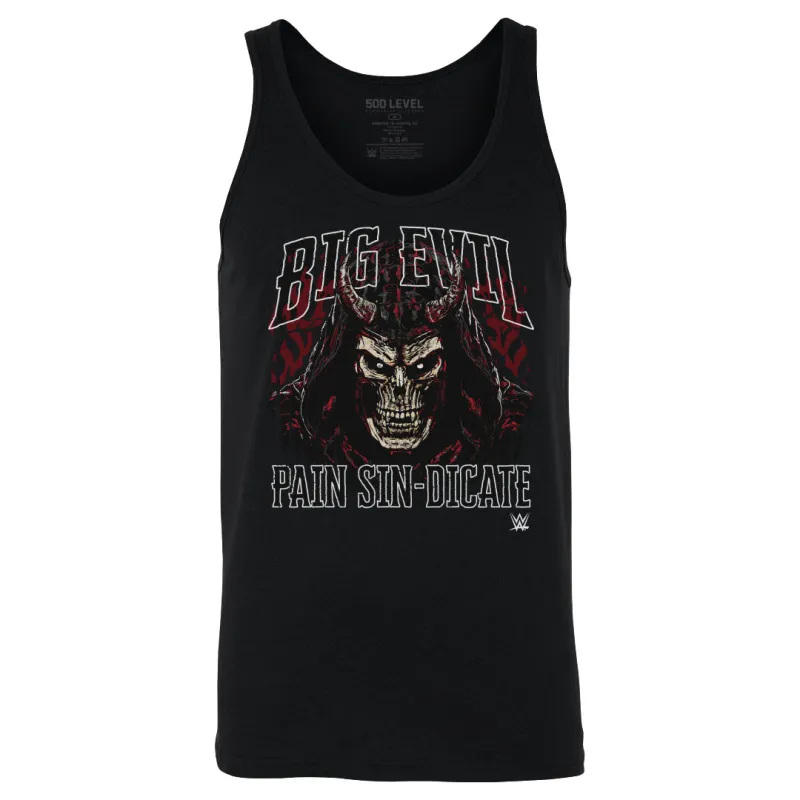 Men's 500 Level Black The Undertaker Big Evil Pain Sin-Dicate Tank Top sold by WWE