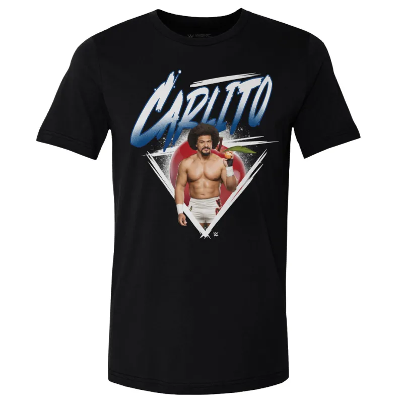 Men's 500 Level Black Carlito Triangle T-Shirt sold by WWE