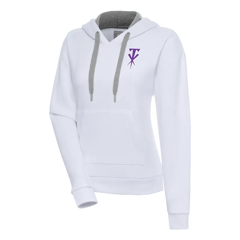 Women's Antigua  White The Undertaker Victory Pullover Hoodie sold by WWE