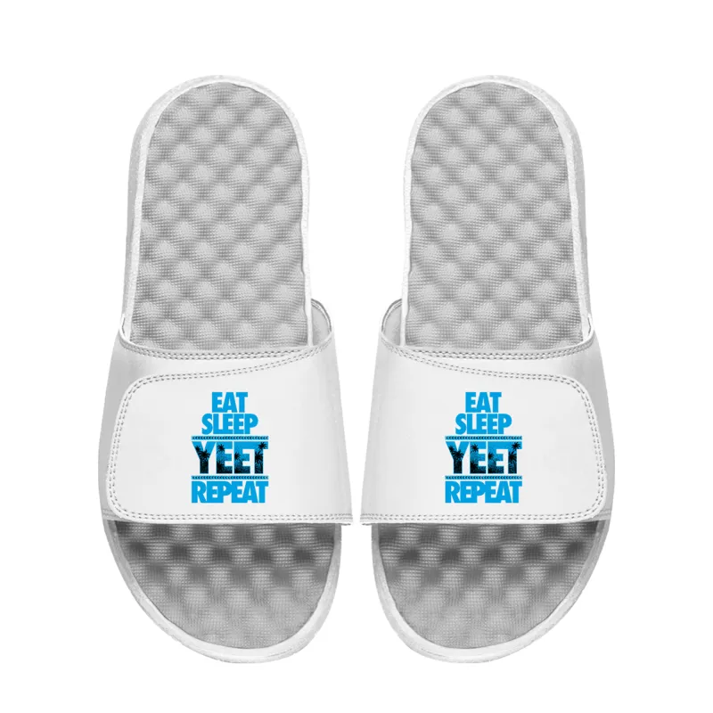 Unisex ISlide  White Jey Uso Slogan Slide Sandals sold by WWE