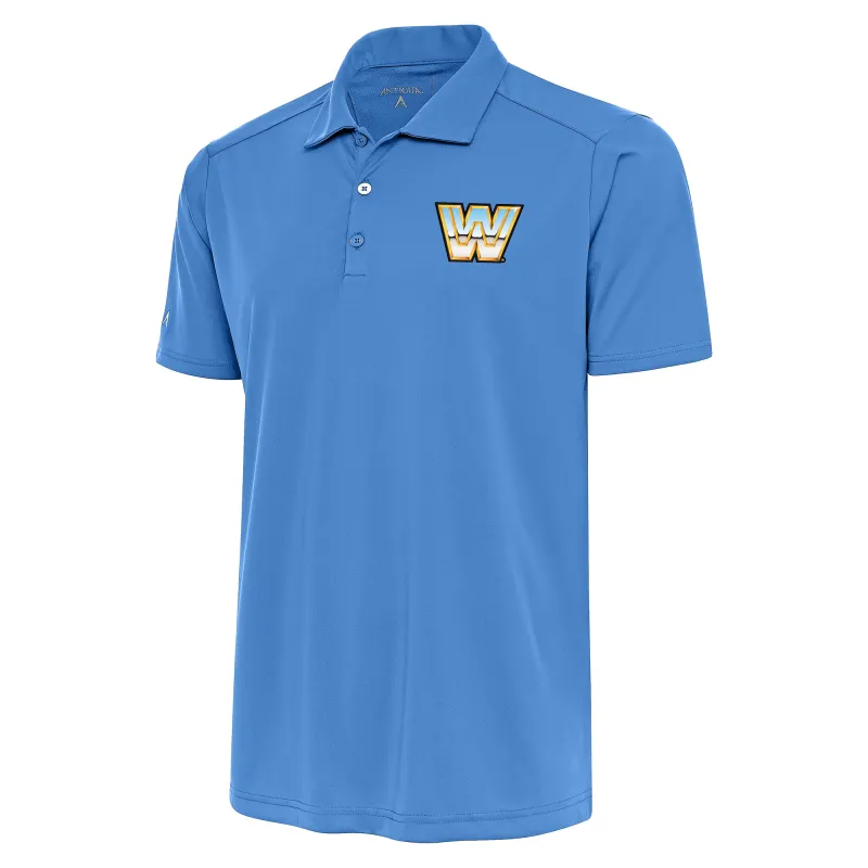 Men's Antigua  Powder Blue WWE Tribute Polo sold by WWE