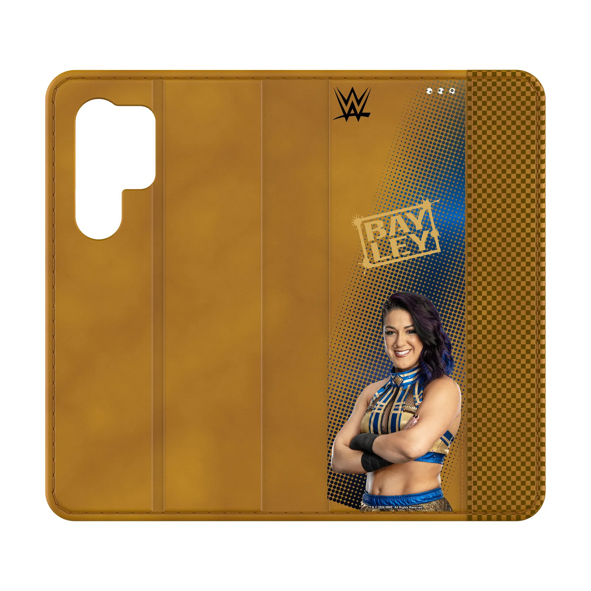 Keyscaper Bayley Superstar Galaxy Folio Case sold by WWE