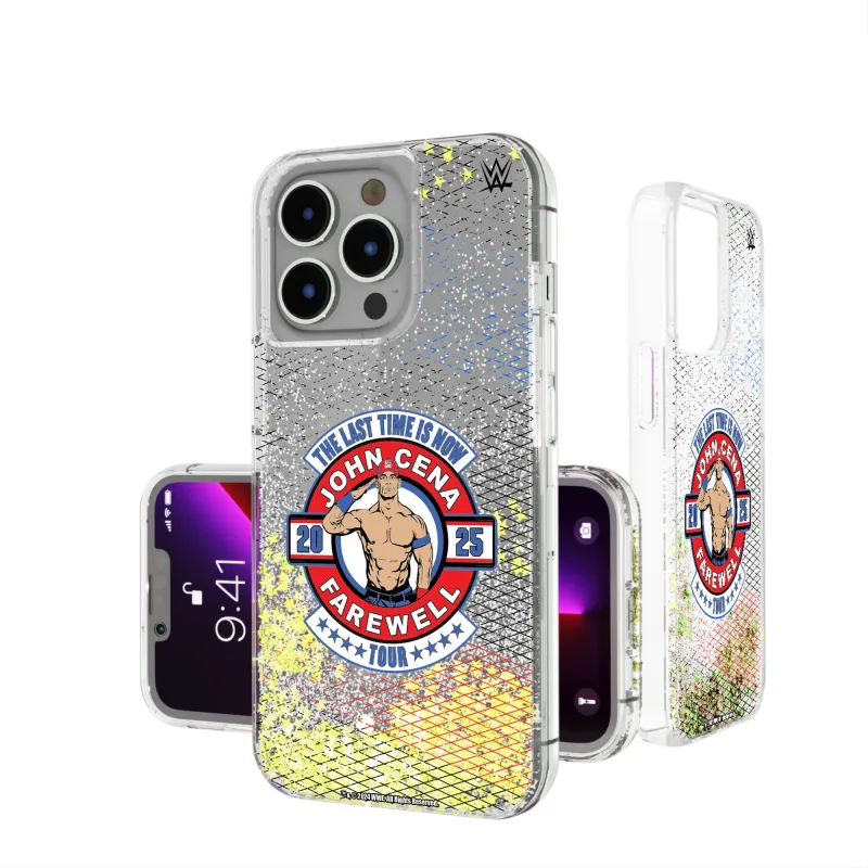 Keyscaper John Cena Farewell Tour 2025 iPhone Glitter Case sold by WWE