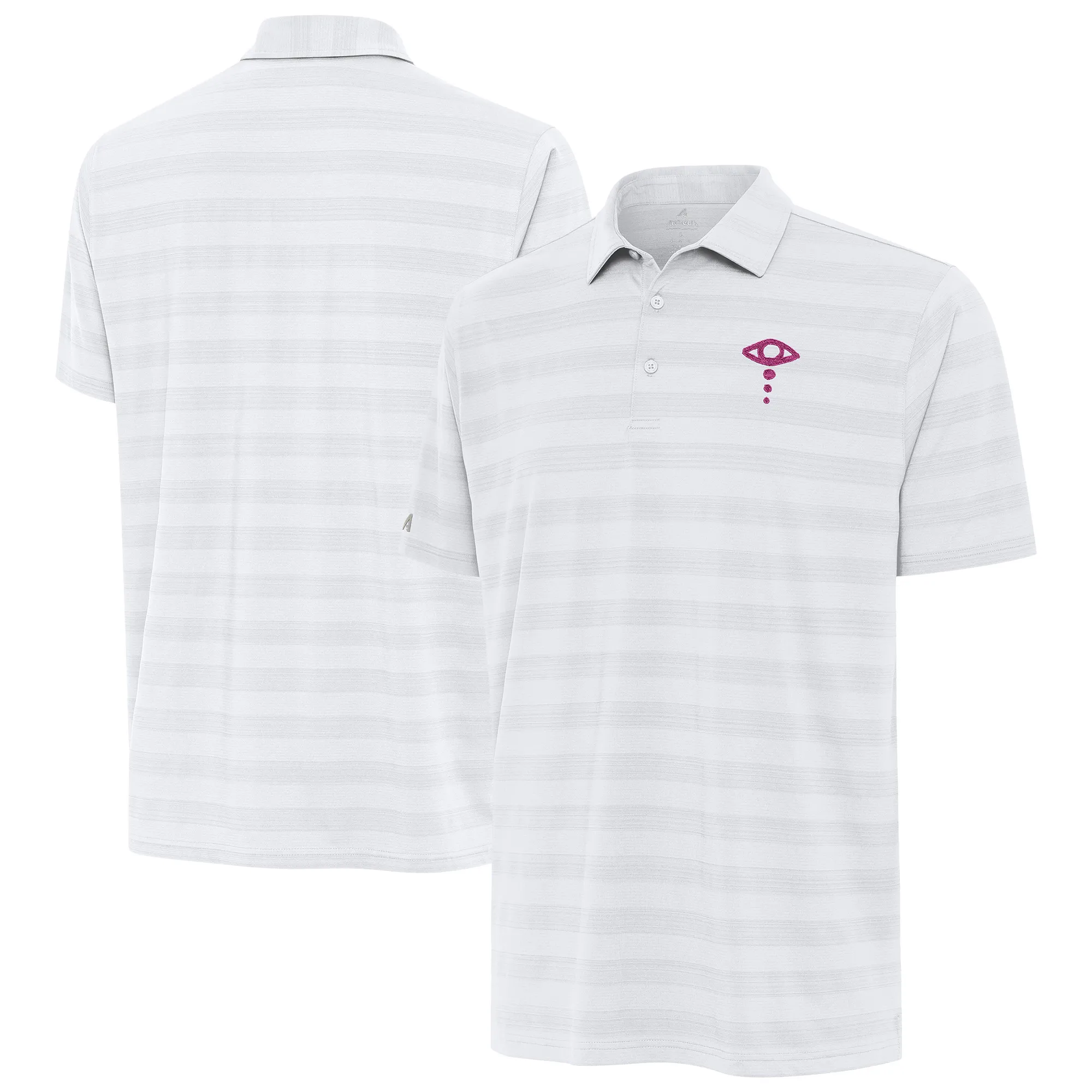 Men's Antigua White Liv Morgan Tunnel Polo sold by WWE